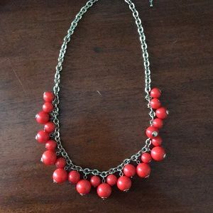 Orange accent necklace